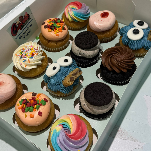12 Pack /50/100 Gluten-free Vegan Cupcakes