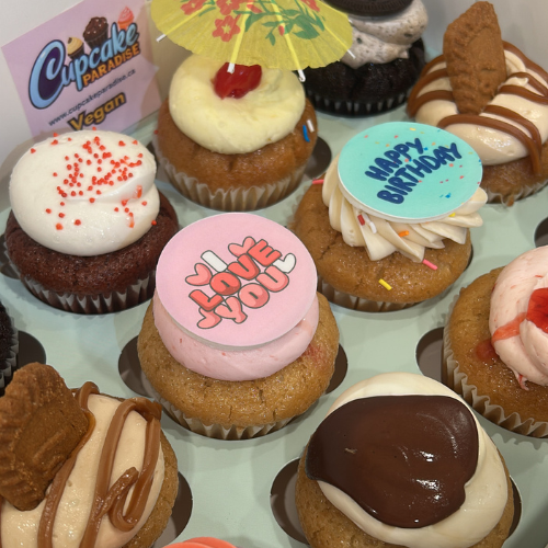 6 Pack Vegan Cupcakes