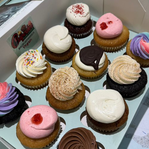 12 Pack /50/100 Vegan Cupcakes