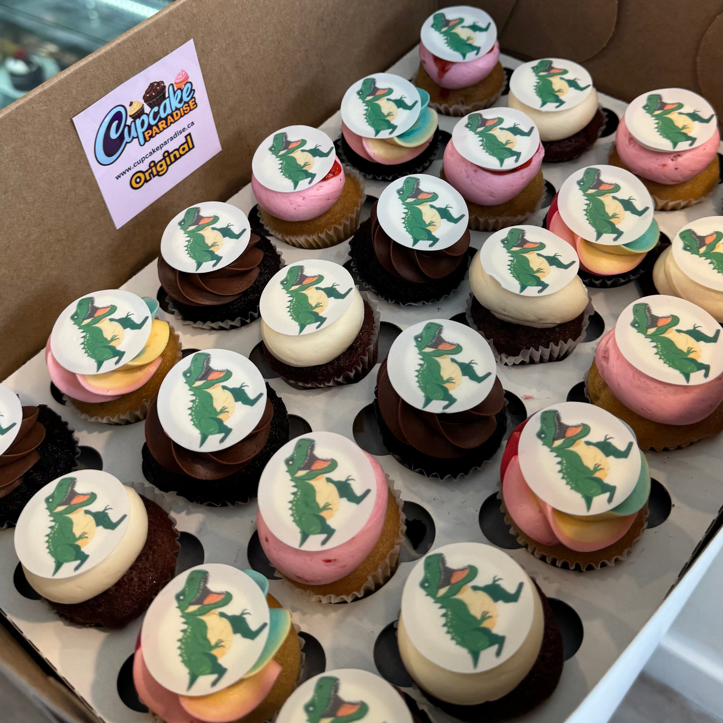 Mini Dinosaur Cupcakes - Choose your flavors