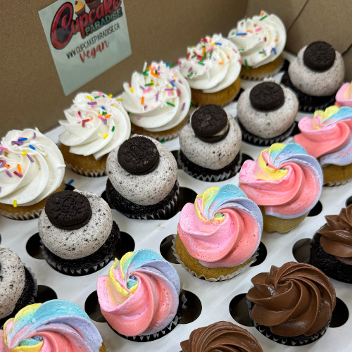 Mini cupcakes -24 pack Assorted Flavors