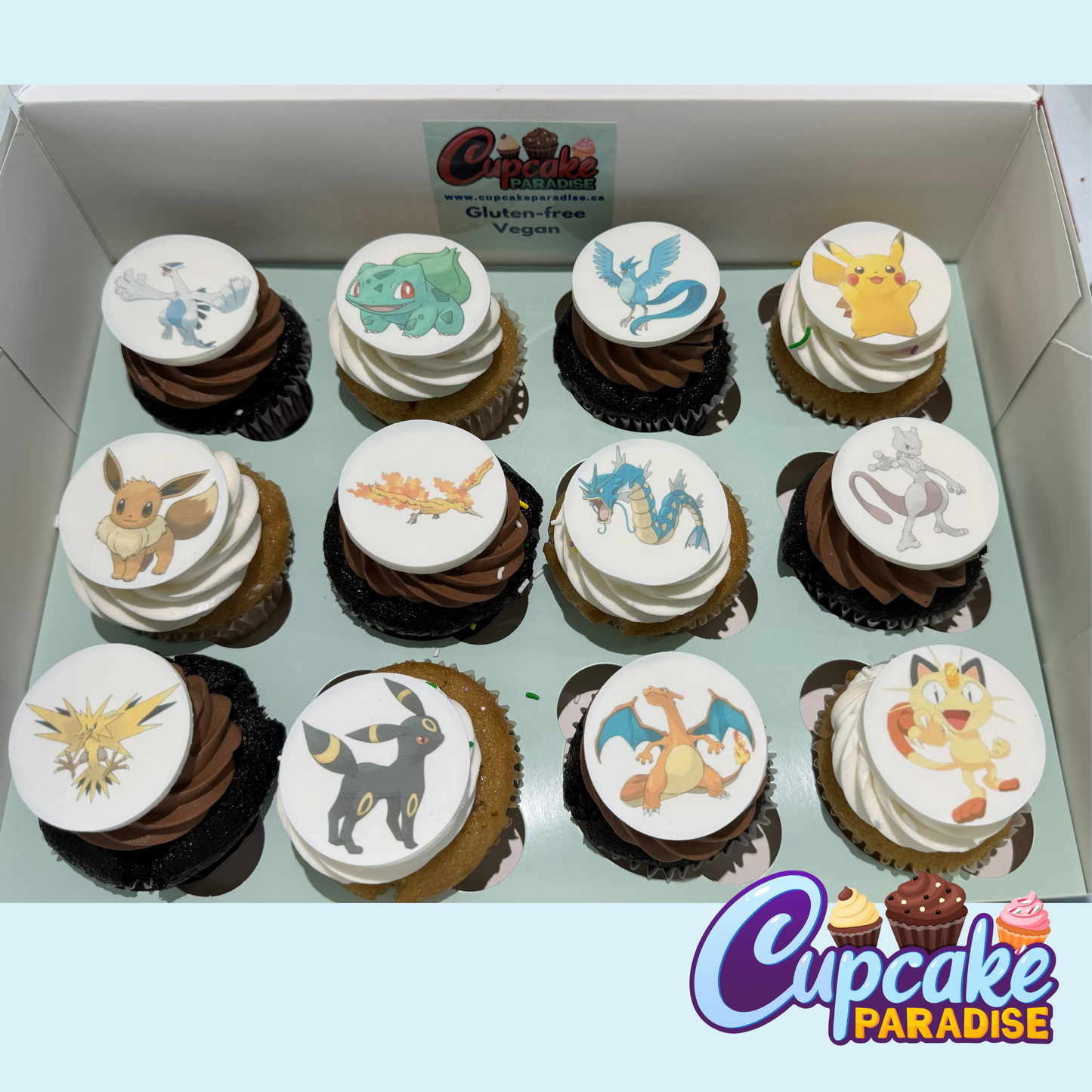 12 Pokemon Cupcakes