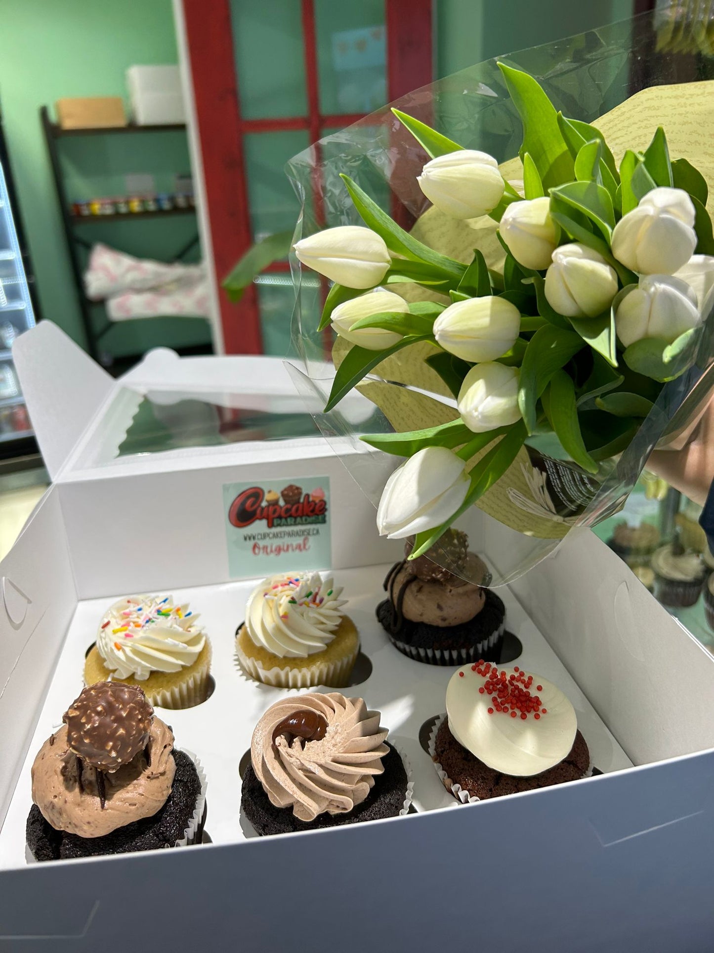 Flower Bouquet Cupcakes