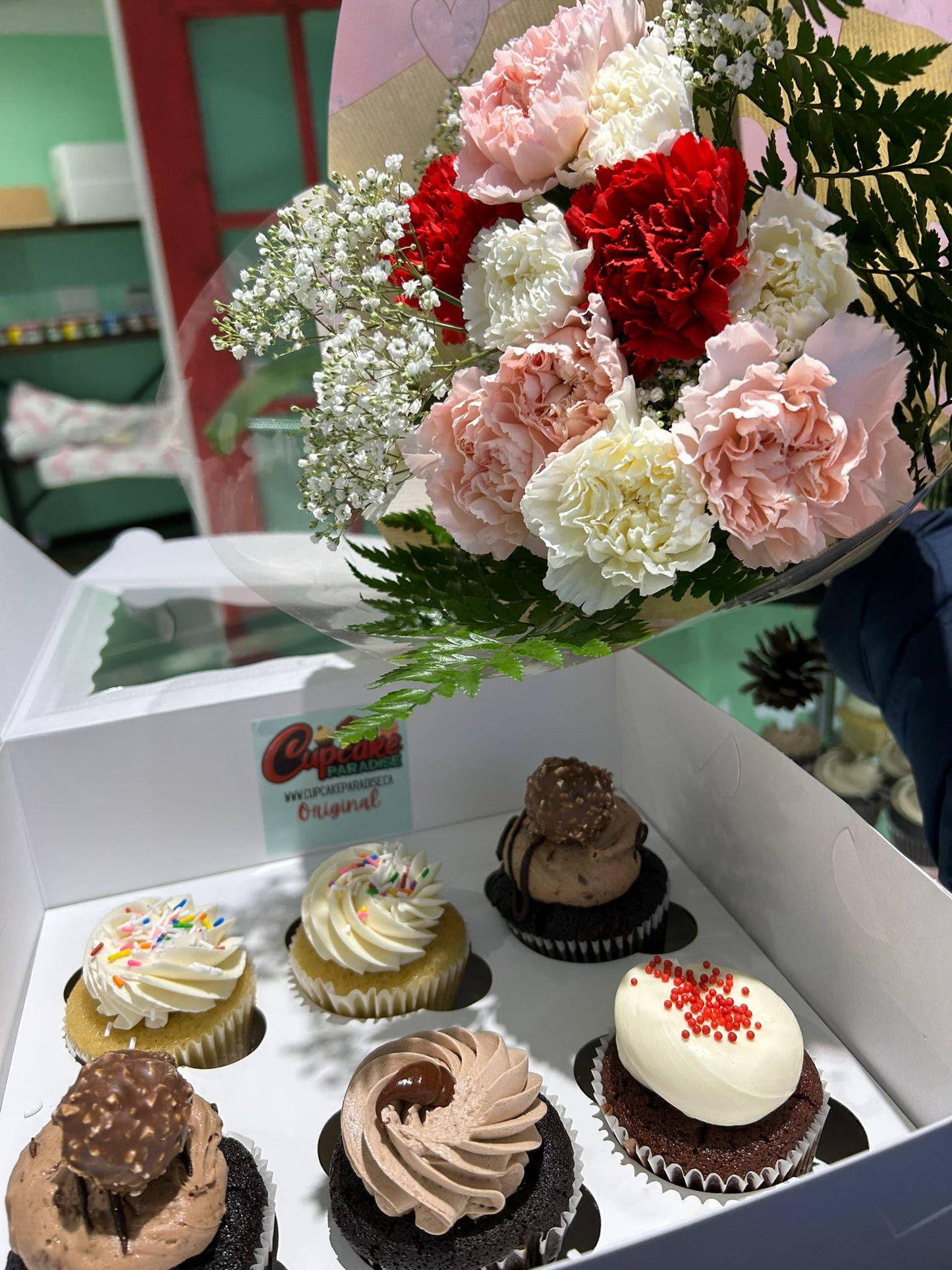 Flower Bouquet Cupcakes