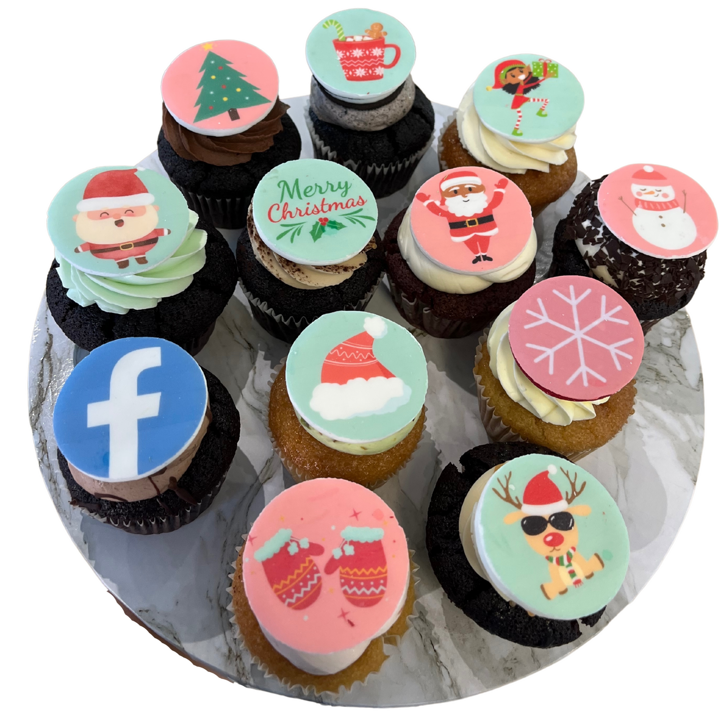 Christmas Cupcakes - Version 2