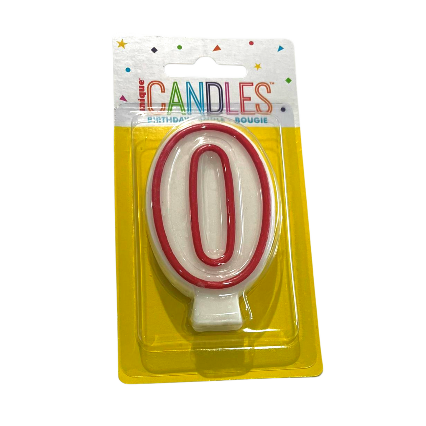 Number 0 Candle