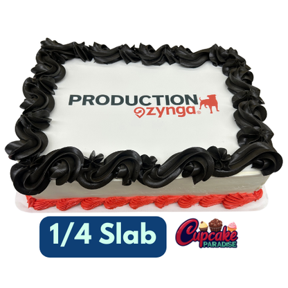 Rectangle Logo/Photo/ Slab Cake