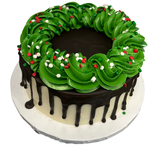 Christmas Wreath Cake