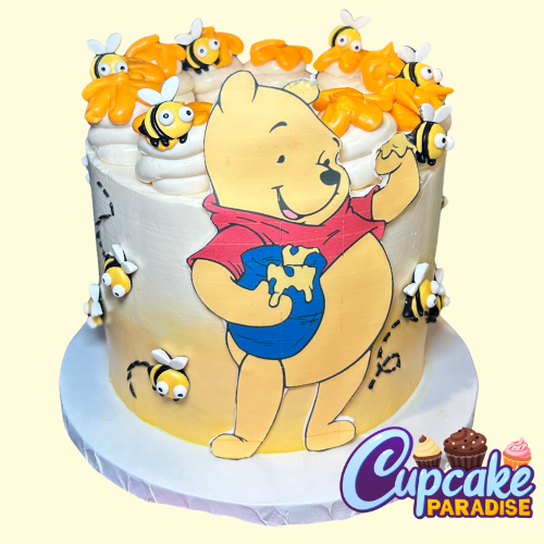 Pooh and Hunny themed Cake