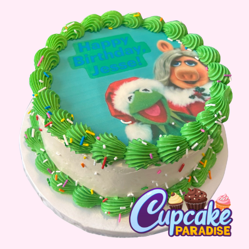 Round Custom Logo / Photo Cake