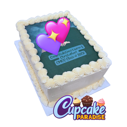 Rectangle Logo/ Photo/ Slab Cake